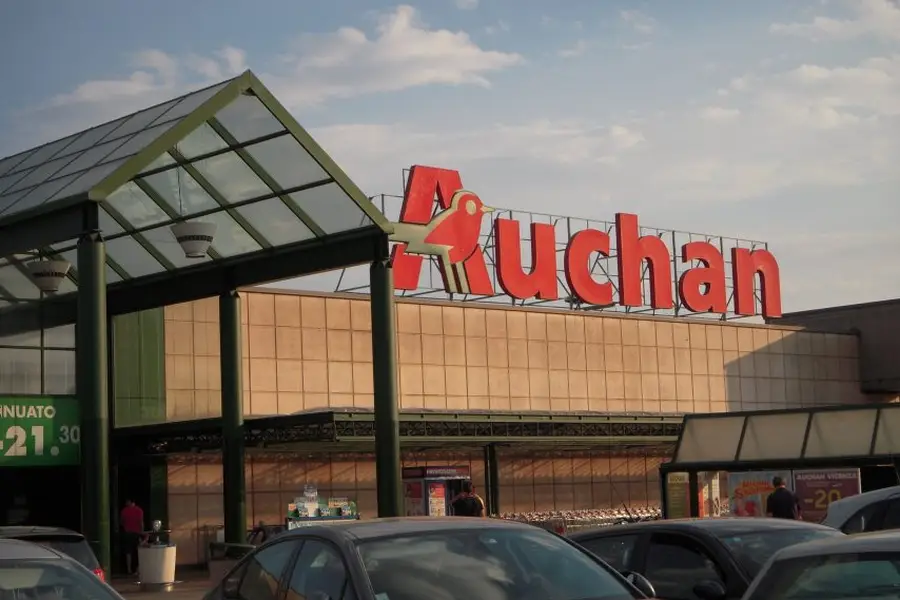 Stand rayon sans gluten au magasin Auchan à Laxou (54)