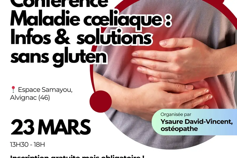 📢 L'AFDIAG vous annonce une conférence sur la maladie cœliaque ! 📢